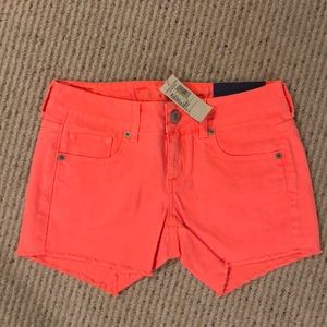 Fluorescent/Neon American Eagle Shorts